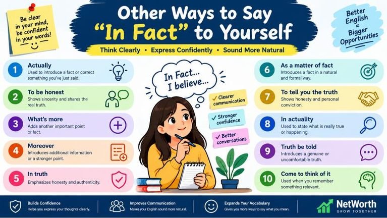 Other Ways to Say In Fact