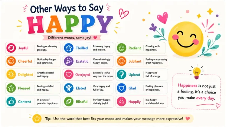 how to say happy in other ways