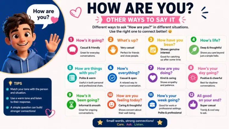 how are you other ways to say