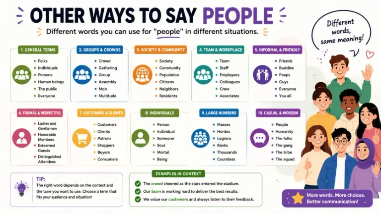 Other Ways to Say People